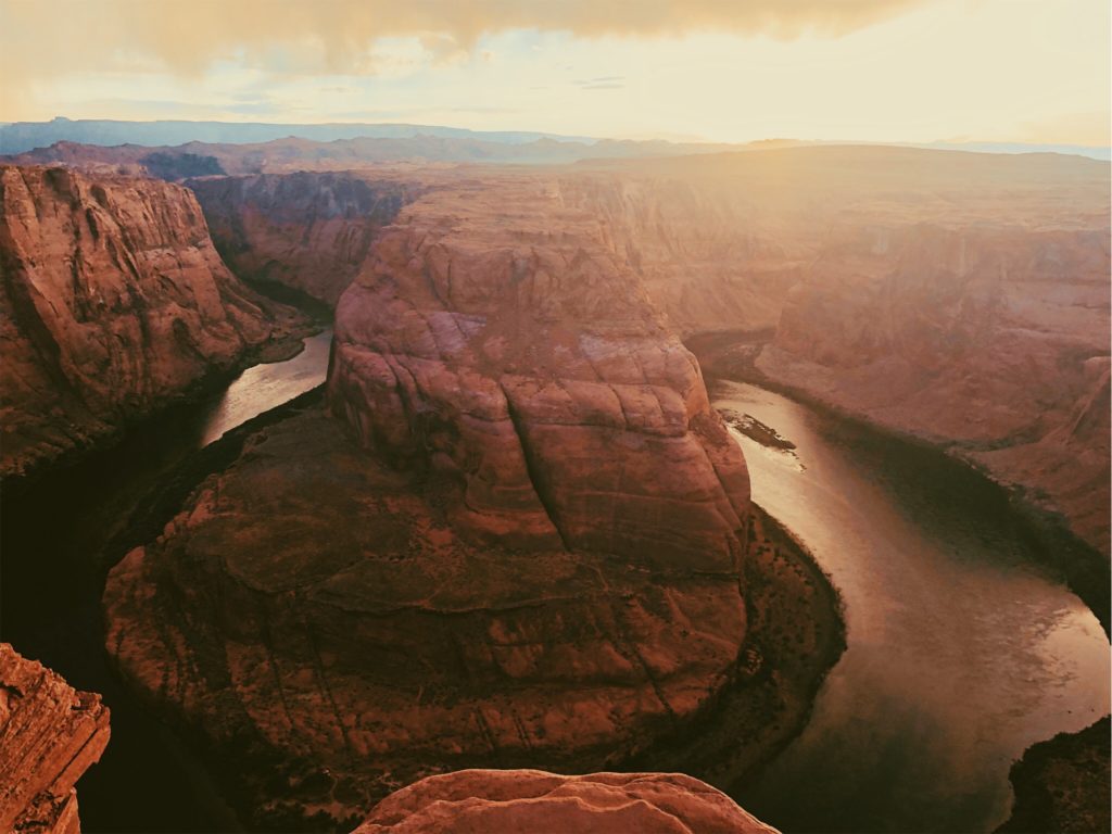 Horseshoe Bend has become a popular stop on any American Southwest road trip
