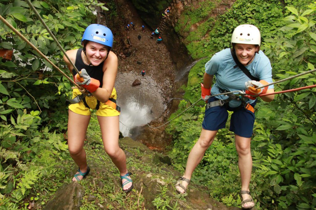 Canyoning in La Fortuna - perfect way to spend day 2 of your 10 days in Costa Rica